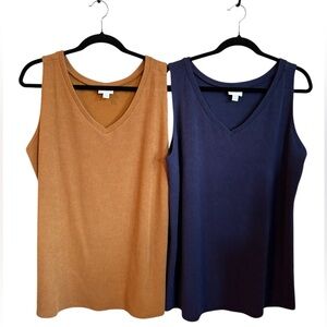 LuLaRoe Farrah Knit Tank Bundle (2)
